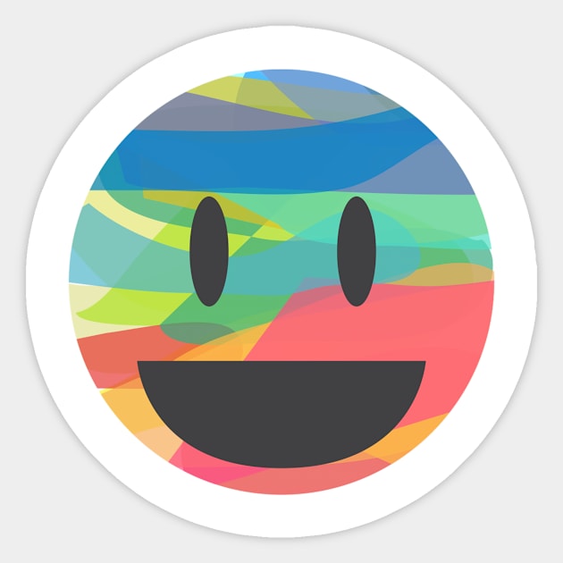 SMILE Sticker by Mannyllustration